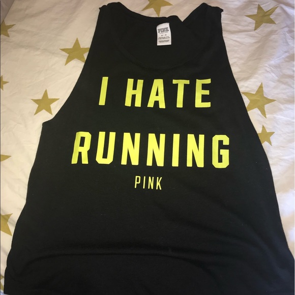 “I Hate Running” Muscle Tee - Picture 1 of 2